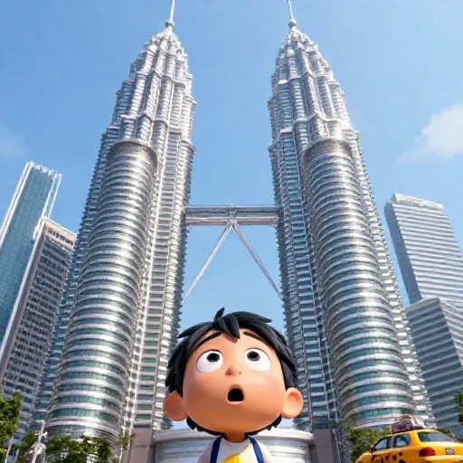 Twin Towers: Two Giants Touch the Sky