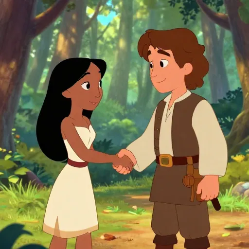 Pocahontas Marries John Rolfe for Peace