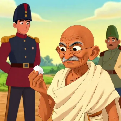 Gandhi Shakes an Empire with Mud and Salt