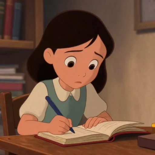 Anne Frank Writes Her Final Diary Page