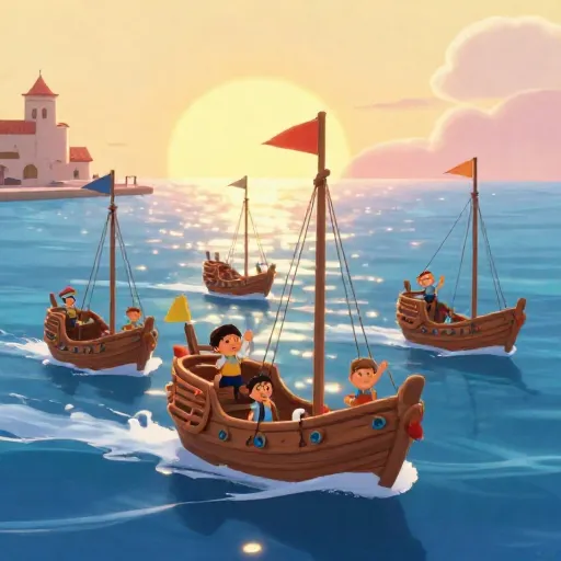 Magellan's Fleet Starts Voyage to Circle the Globe