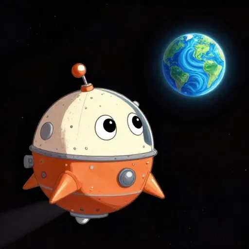 First Photo of Earth from the Moon's Orbit