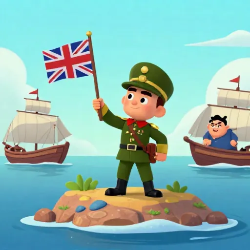 Britain Claims the Trading Hub of Hong Kong