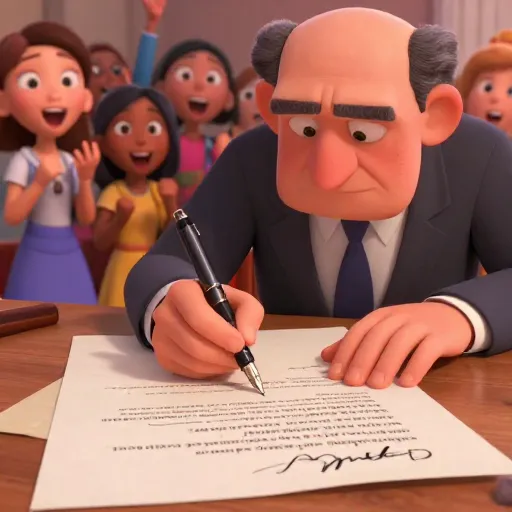 Women's Suffrage Victory: The Final Signature!