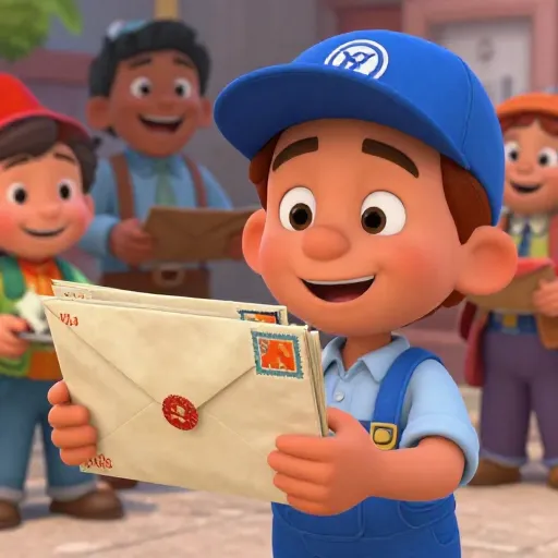 Stamps for Letters! Pre-Stamped Envelopes Arrive