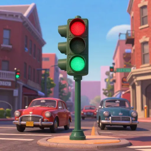 The First Electric Traffic Light Zaps On!