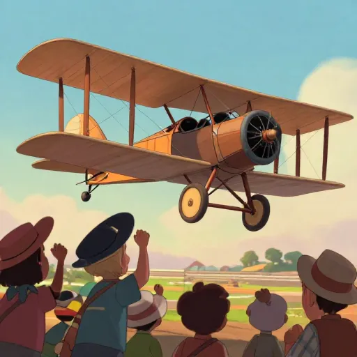 Wright Brothers Show Off Their Flying Machine