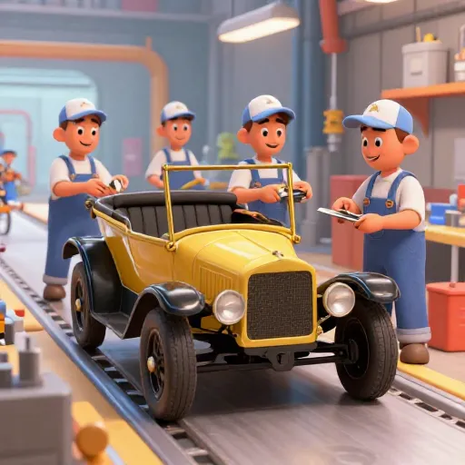 Henry Ford’s Moving Car Factory