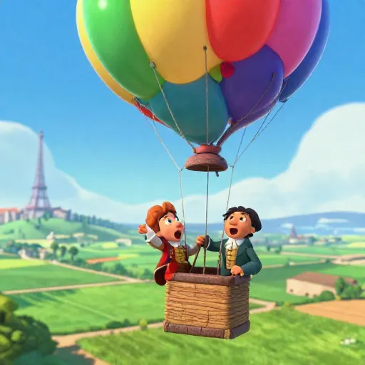 First Manned Balloon Flight in Hydrogen