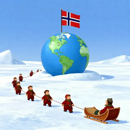 Amundsen Reaches the South Pole!