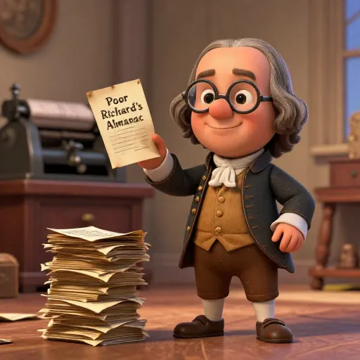 Benjamin Franklin Starts Publishing His Almanac