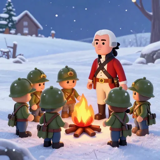 Washington's Army Hunkers Down at Valley Forge