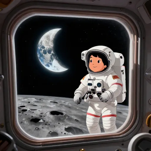 Apollo 8 Braves the Lunar Night