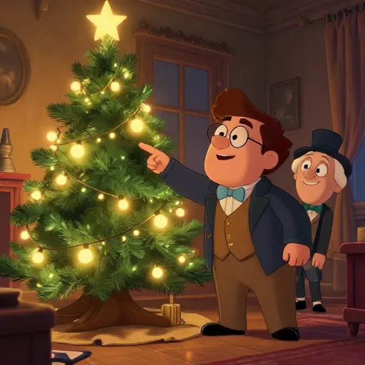 Christmas Tree Gets Electric Sparkle