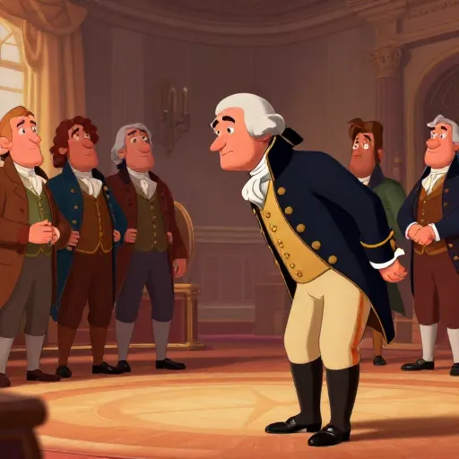 George Washington Gives Up Power!