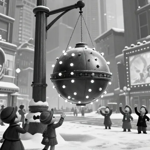 The First Times Square Ball Drop