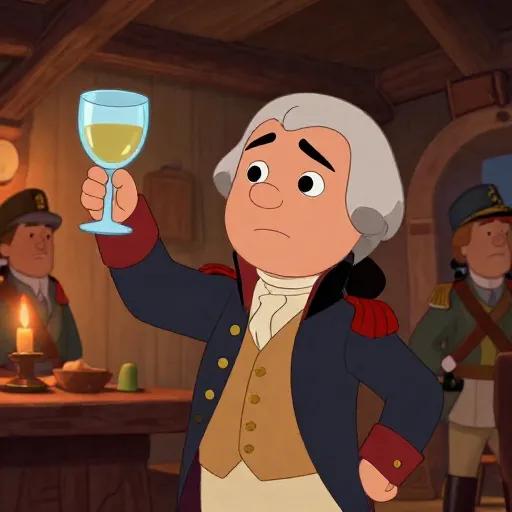 Washington's Emotional Farewell to His Officers