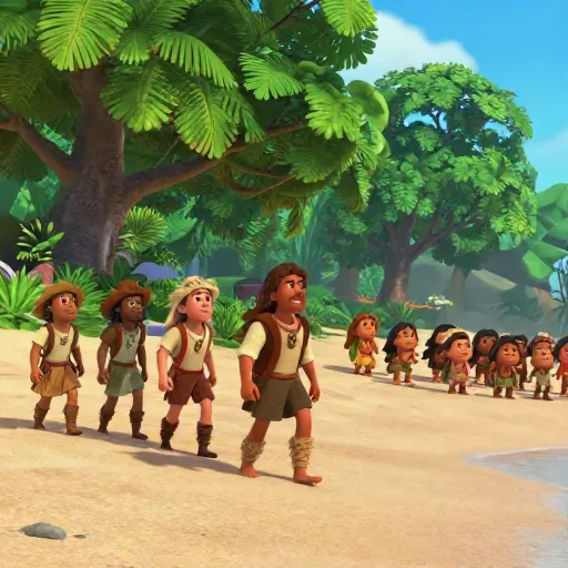 Columbus Reaches Hispaniola Island