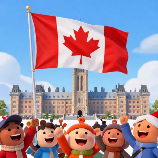 Canada Unfurls Its Iconic Maple Leaf Flag