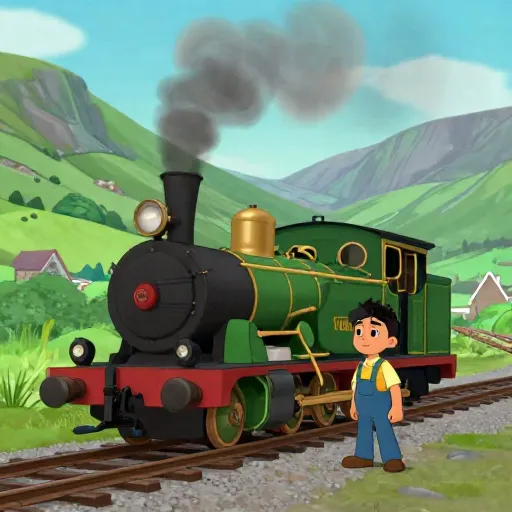 The World's First Steam Train Goes Chugging!