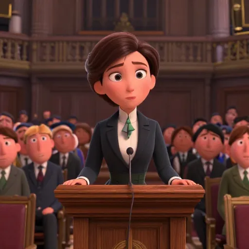 A Woman Speaks in Britain's Parliament