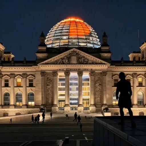 The Reichstag Building Goes Up in Flames