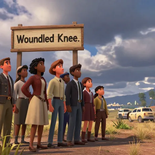 The Wounded Knee Standoff Begins