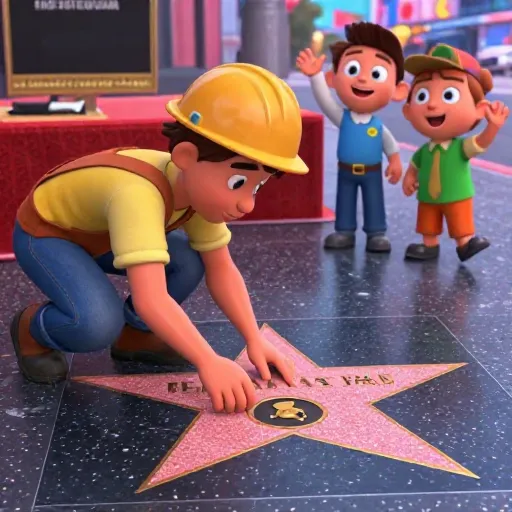 First Stars Go Up on Hollywood Walk of Fame