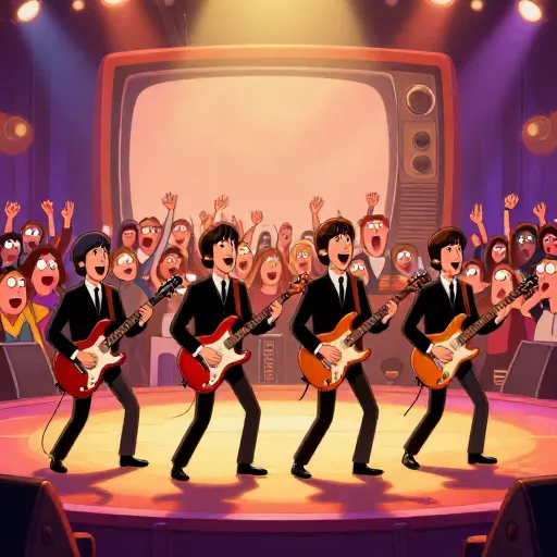 The Beatles Land in America!