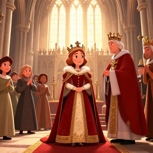 A Young Queen Elizabeth I is Crowned