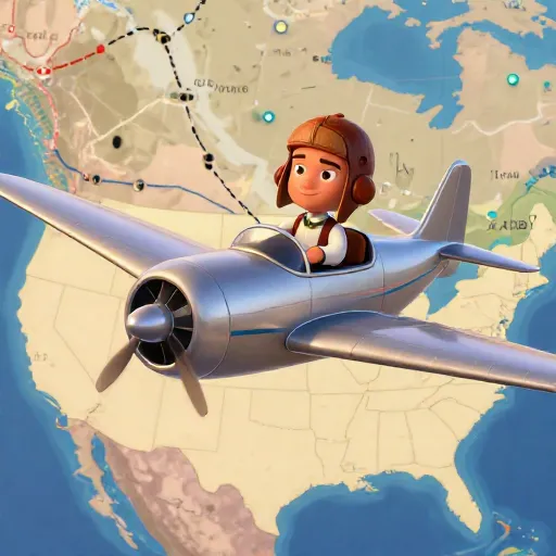 Howard Hughes Flies Across America Fast!