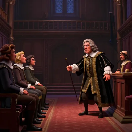 King Charles I Goes on Trial for Treason