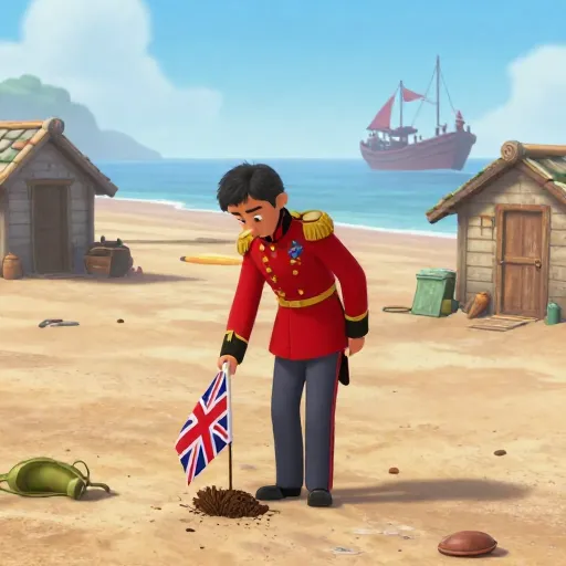 Hong Kong Island Ceded to Britain