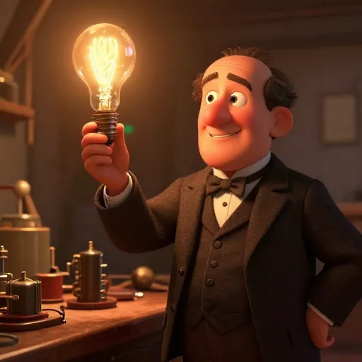 Thomas Edison Patents the Light Bulb!