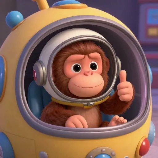 Ham the Chimp Takes a Trip to Space