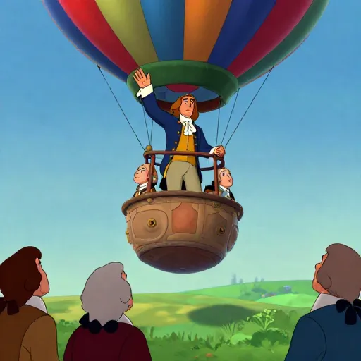 First Hot Air Balloon Flight in America