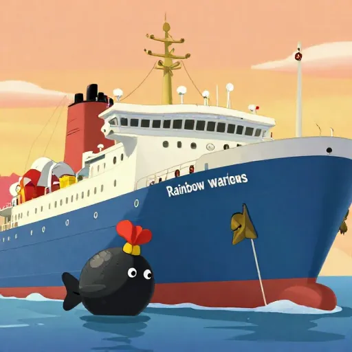 The Rainbow Warrior Ship Blown Up!