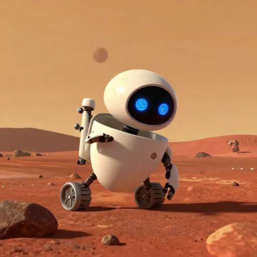 Robot Lands on Mars for the First Time