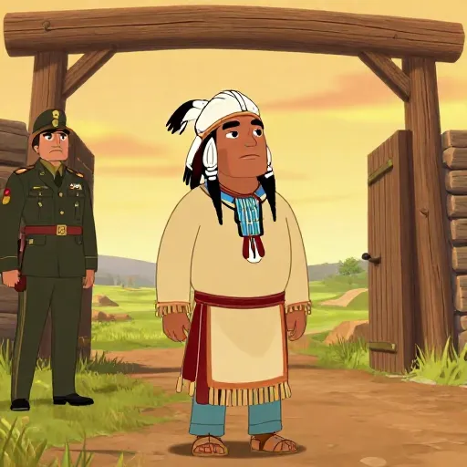 Sitting Bull Surrenders to U.S. Forces