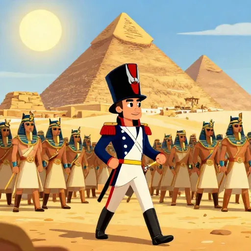 Napoleon Wins the Battle of the Pyramids