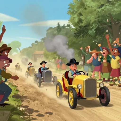 The World's First Real Car Race!