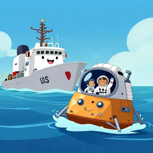 Apollo 11 Crew Safely Returns to Earth