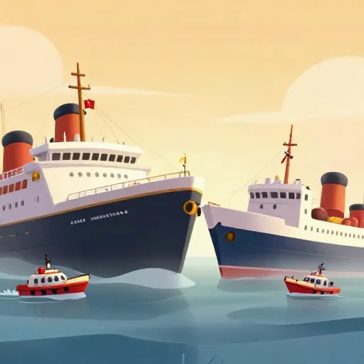 Fateful Collision of the Andrea Doria Liner