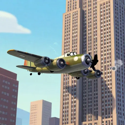 A Bomber Crashes Into the Empire State Building!