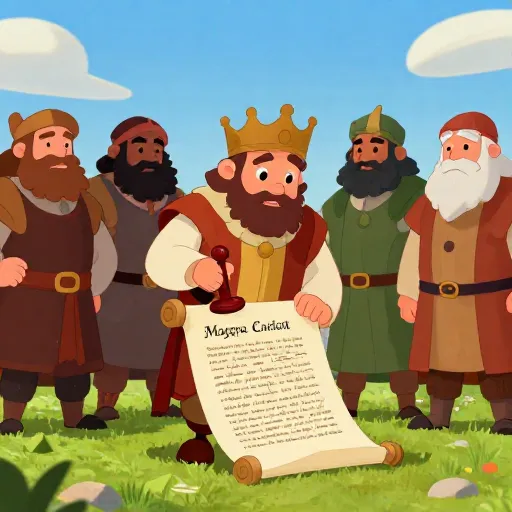 King John Seals the Magna Carta!