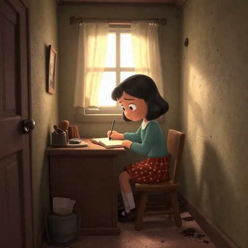 Anne Frank and Family Go into Hiding