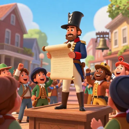 The Declaration of Independence Is Read Publicly