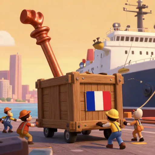 The Statue of Liberty Arrives in Pieces!