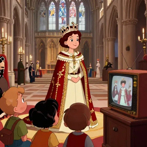 Queen Elizabeth II's Coronation is Televised