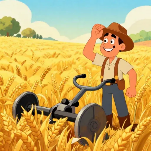 The Mechanical Harvester Saves Farmers' Shoulders